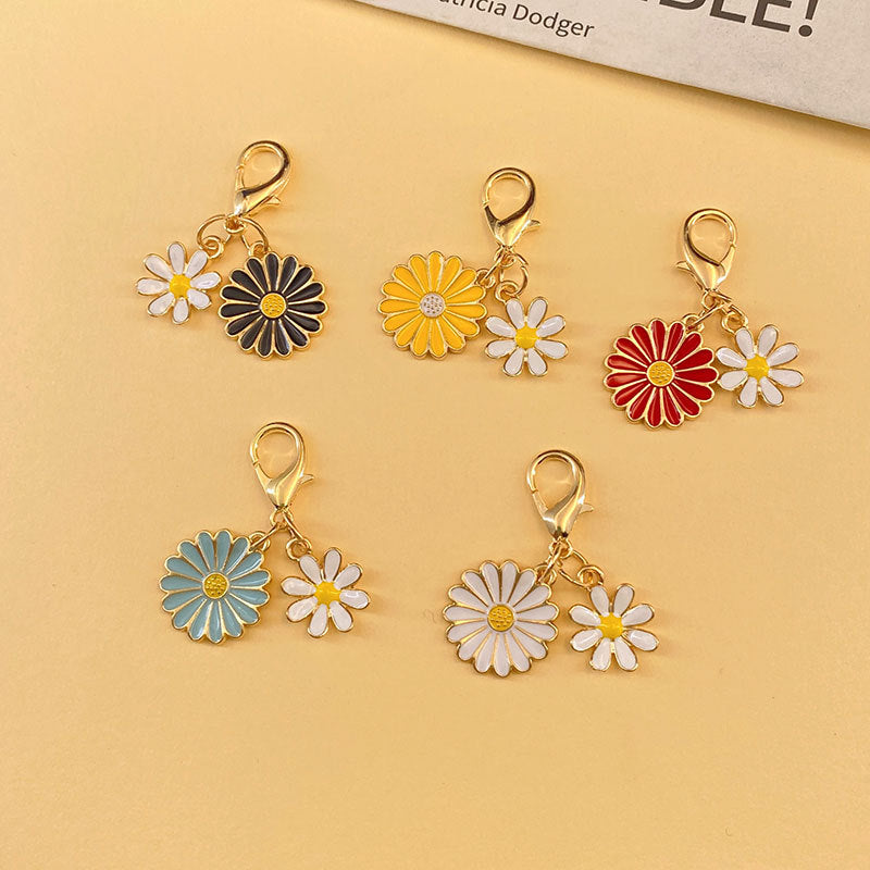 Tem Amazon Xiyin Daisy Oil Drop Fruit Cherry Keychain
