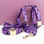 Halloween Black Bat Wings Pet Collar