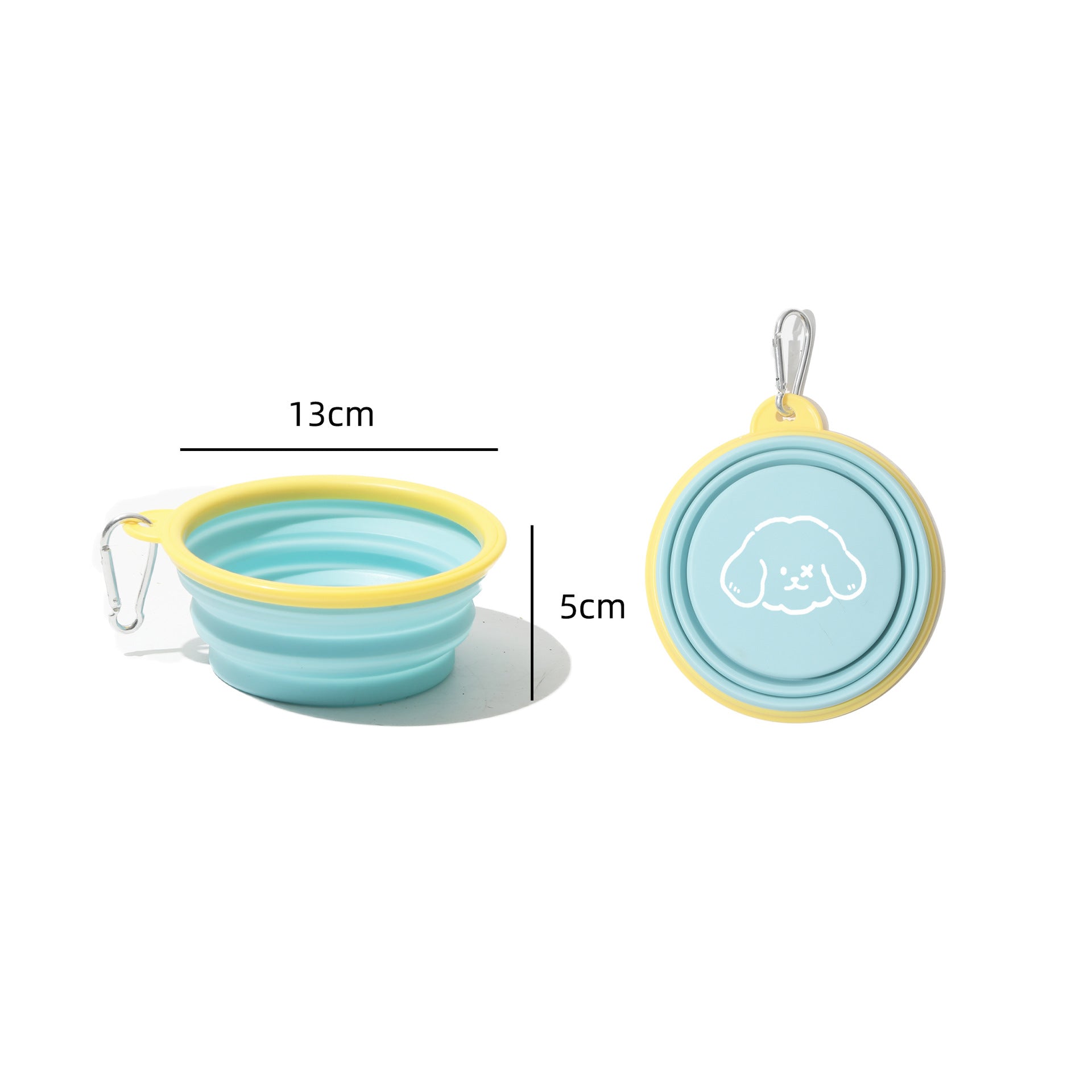 Pets, Dogs And Cats Go Out Folding Bowl
