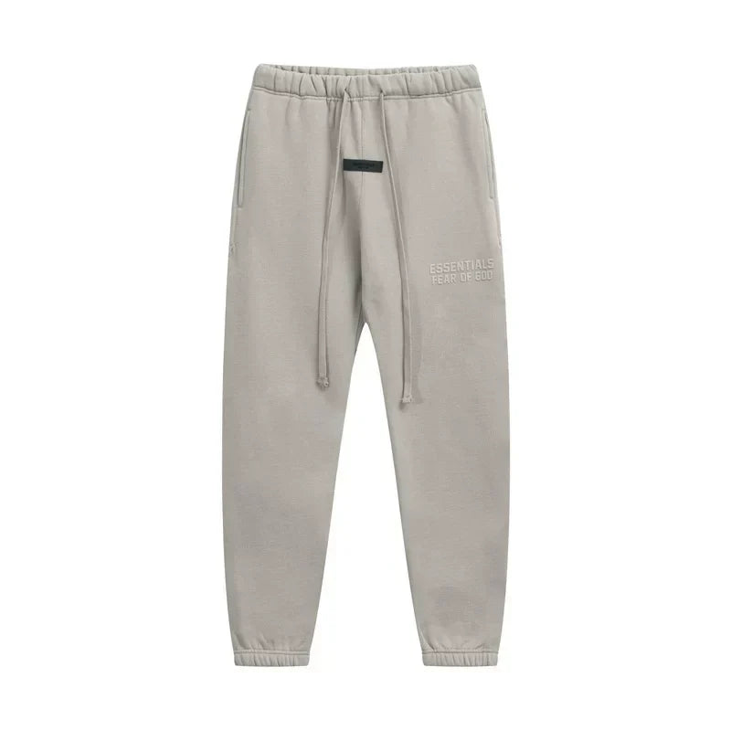 Fog autumn/winter hoodie, sweatpants, long pants with fleece hoodie, versatile letter essentials, loose and trendy ins top (51)