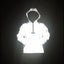 Full-Reflective Cyberpunk Half-Zip Hooded Jacket