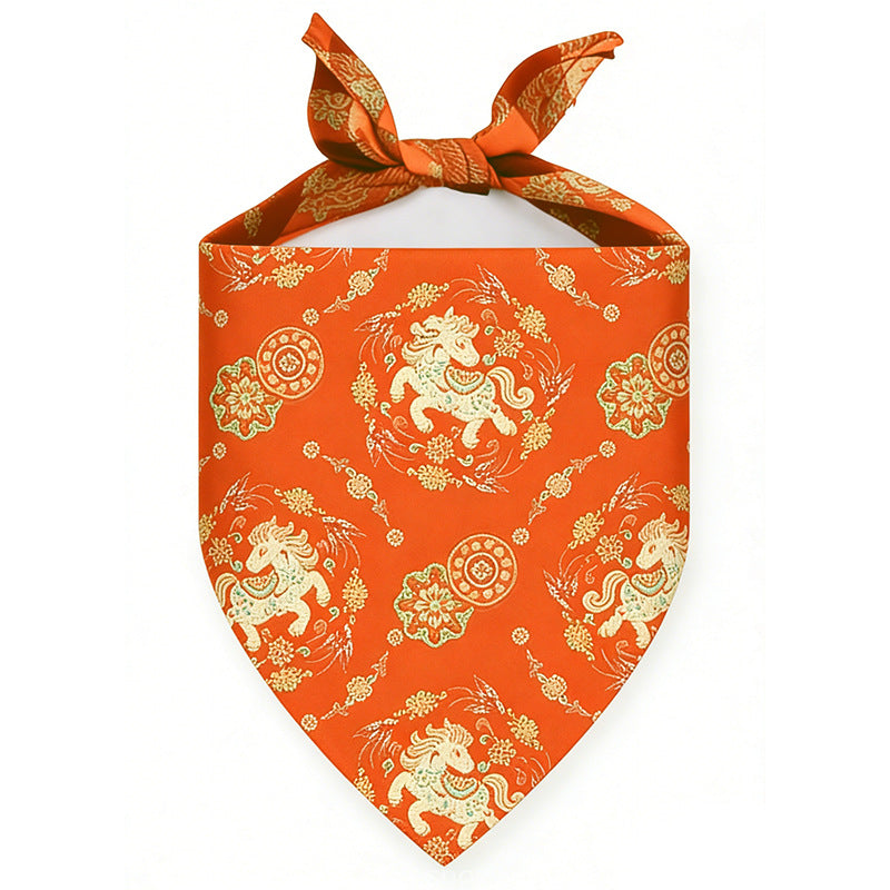 Pet Saliva Towel Dog And Cat Triangle Towel
