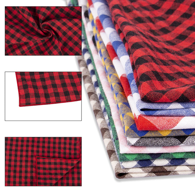 Plaid Saliva Towel Main Image