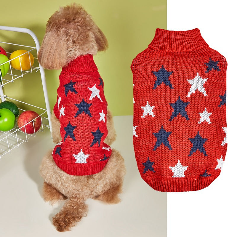 Mid-High Collar Design Autumn And Winter Pet