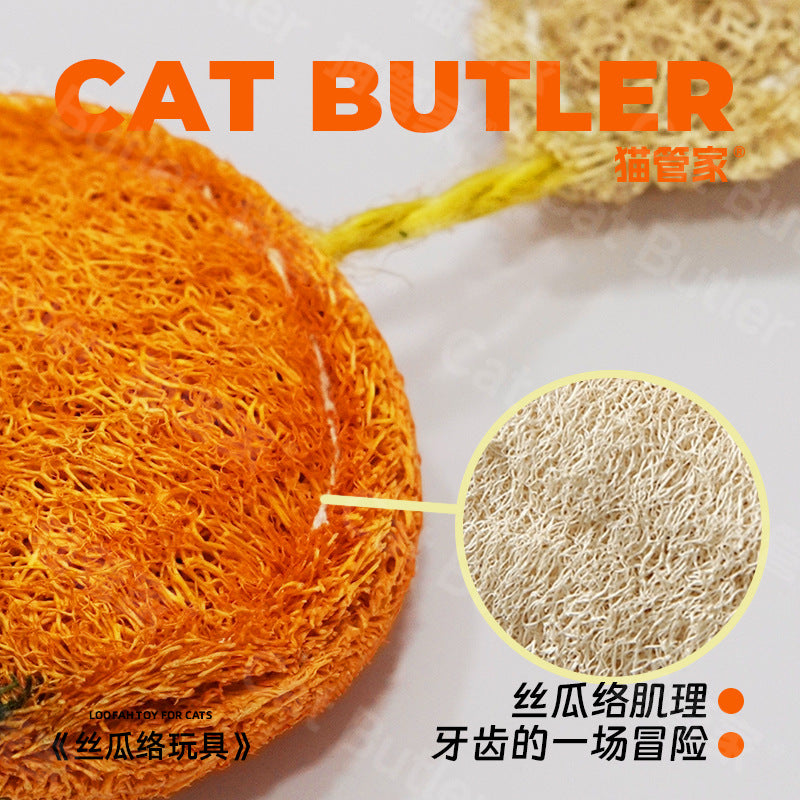Loofah Cat Toy