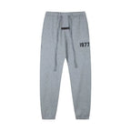Fog autumn/winter hoodie, sweatpants, long pants with fleece hoodie, versatile letter essentials, loose and trendy ins top (35)