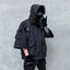 Techwear Tactical Black Hooded Jacket