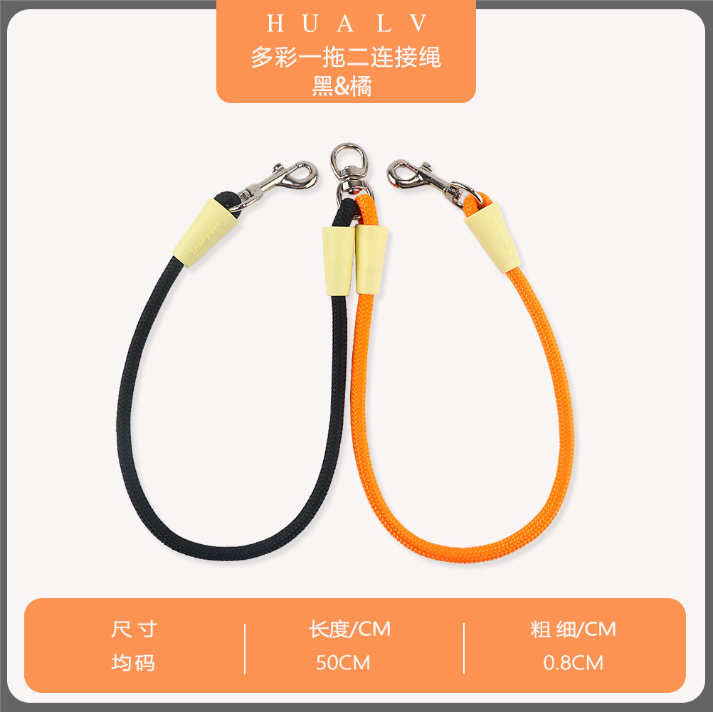 Double Leash With Leash For Puppies To Go Out