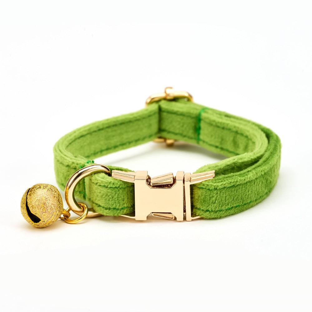 Plush Pet Cat Bell Collar
