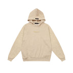 Fog autumn/winter hoodie, sweatpants, long pants with fleece hoodie, versatile letter essentials, loose and trendy ins top (54)