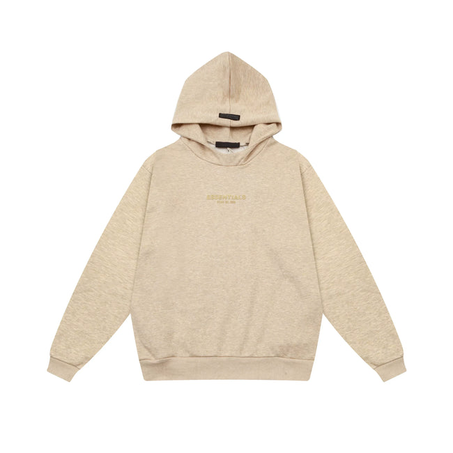 Fear of God Essentials Silicone Logo Hoodie & Sweatpants Set Wheat Main Image