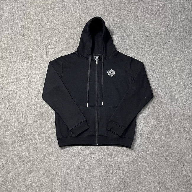 ADWYSD Full-Zip Logo Heavyweight Hoodie - Black Hover Image
