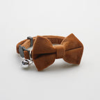 New Pet Bow Collar Velvet