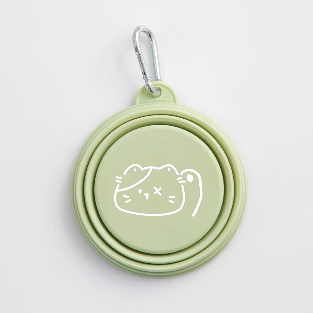 Pets, Dogs And Cats Go Out Folding Bowl