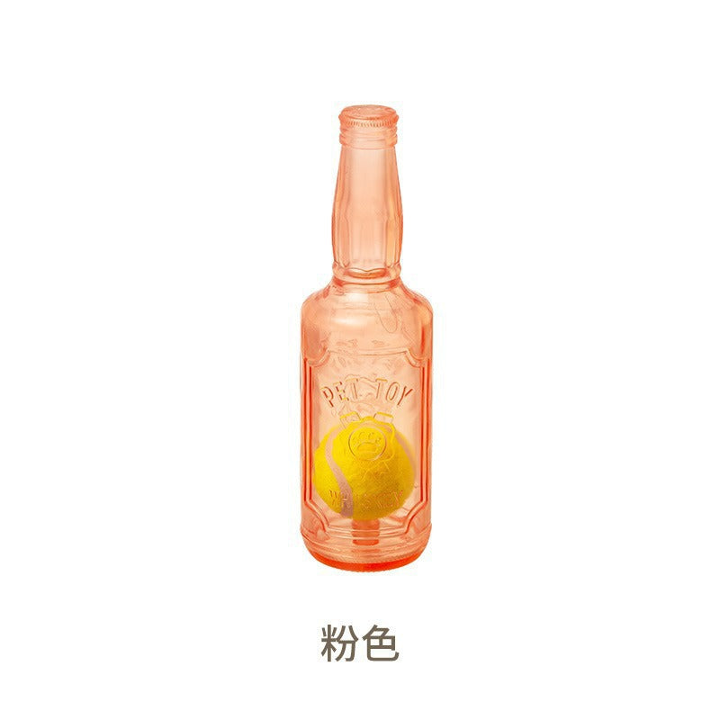 Pet Toys Sound Tennis Bottles