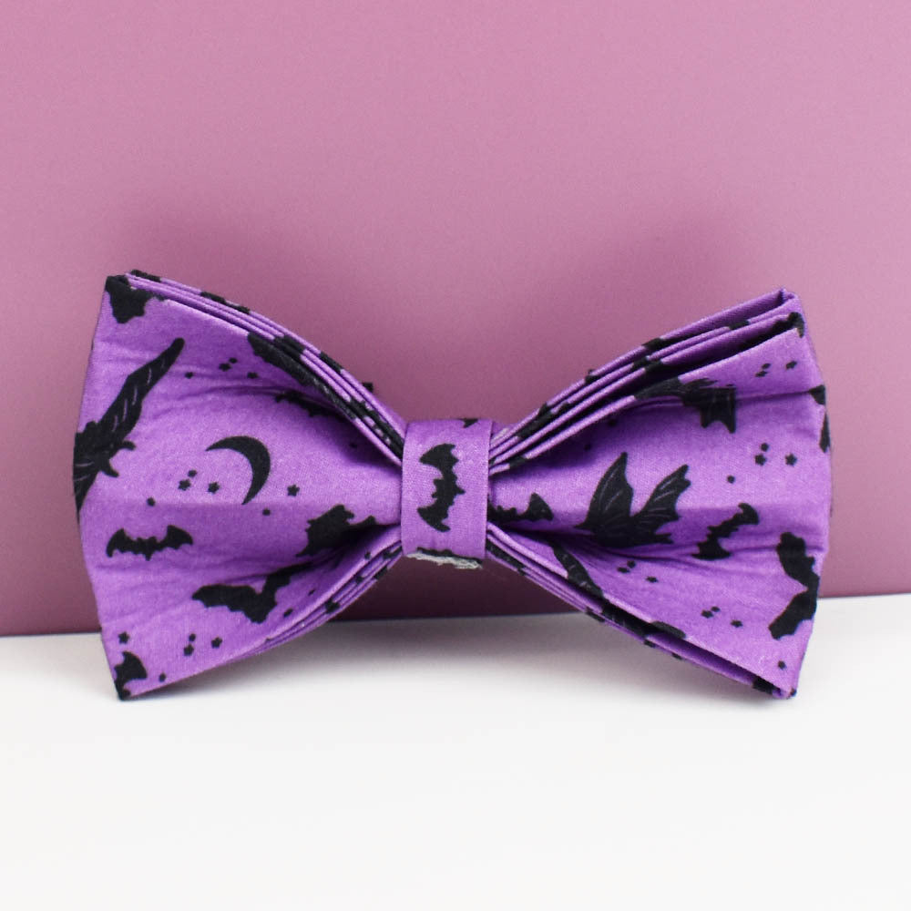 Halloween Black Bat Wings Pet Collar
