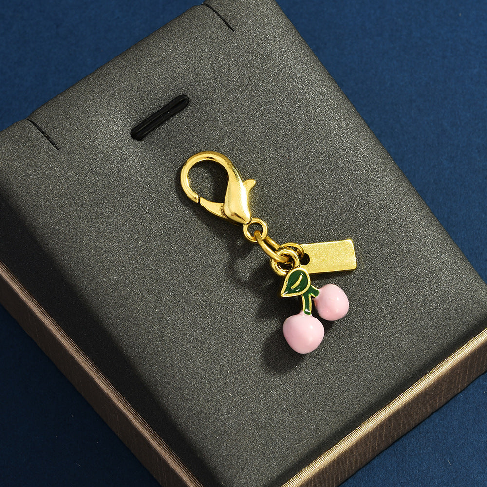 New Cherry Love Small Pendant Keychain