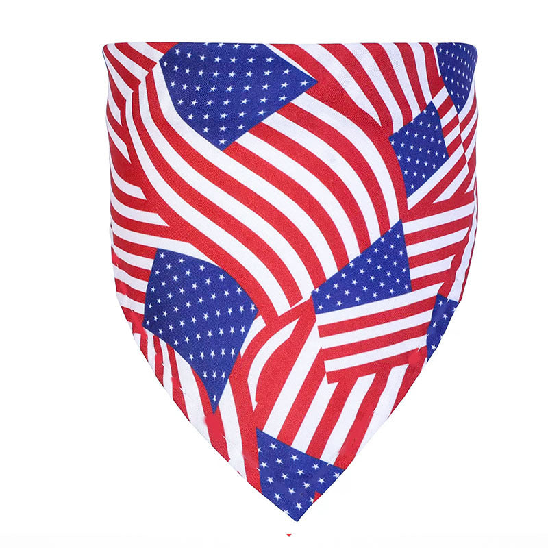 New European And American Pet Triangle Scarf