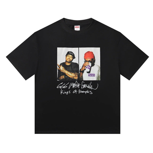 Supreme × Three 6 Mafia “Kings of Memphis” Tee – Black Hover Image