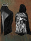 Grim Reaper Heavy Metal Hooded Black Cardigan