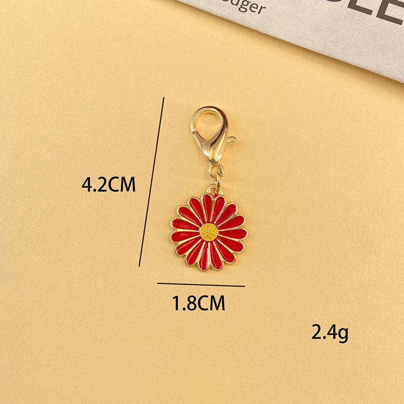 Tem Amazon Xiyin Daisy Oil Drop Fruit Cherry Keychain