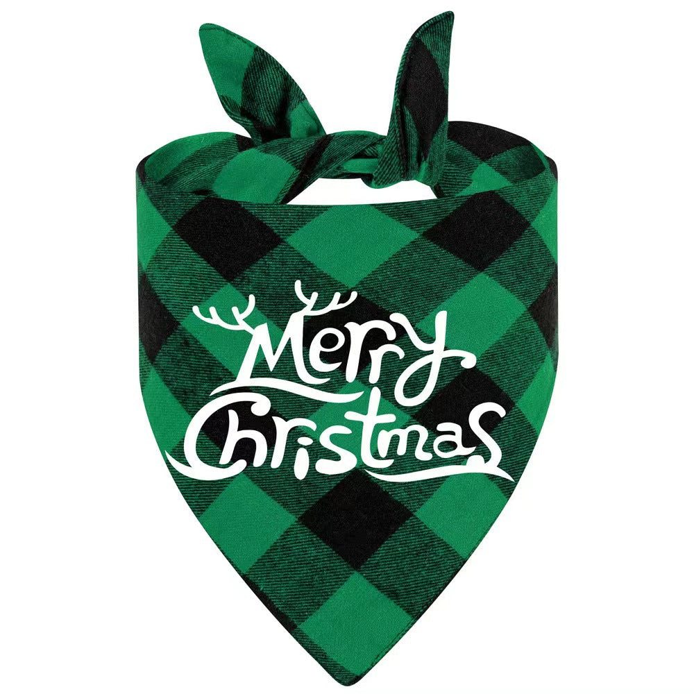 New European And American Pet Triangle Scarf