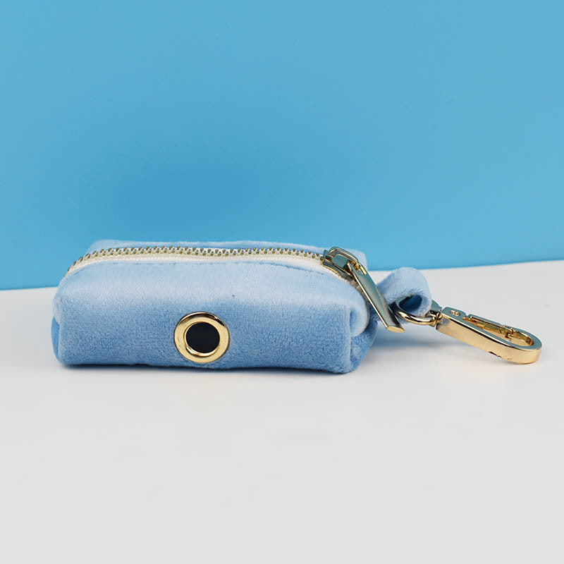 Sky Blue Dog Collar Leash Harness