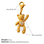 Cool Three-Dimensional Bear Lobster Clasp