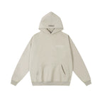 Fog autumn/winter hoodie, sweatpants, long pants with fleece hoodie, versatile letter essentials, loose and trendy ins top (45)