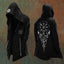 Viking Tree of Life & Ravens Hooded Black Cardigan