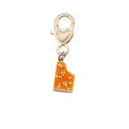 Shein Resin Simulation Creative Bear Bread Donut Baking Cake Love Metal Series Gift Pendant