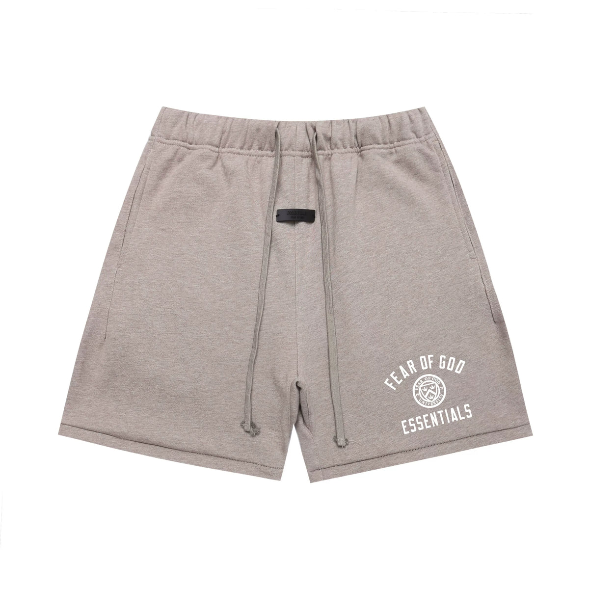 FEAR OF GOD FOG Double Line ESSENTIALS European and American Badge Printed High Street Loose Sports Shorts Trend (3)