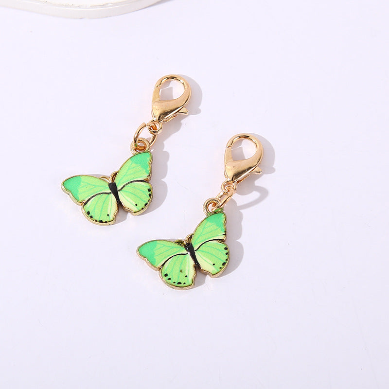 Fashion Colorful Butterfly Lobster Clasp