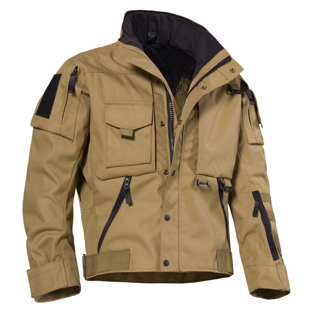 Casual Streetwear Cargo Bomber Jacket