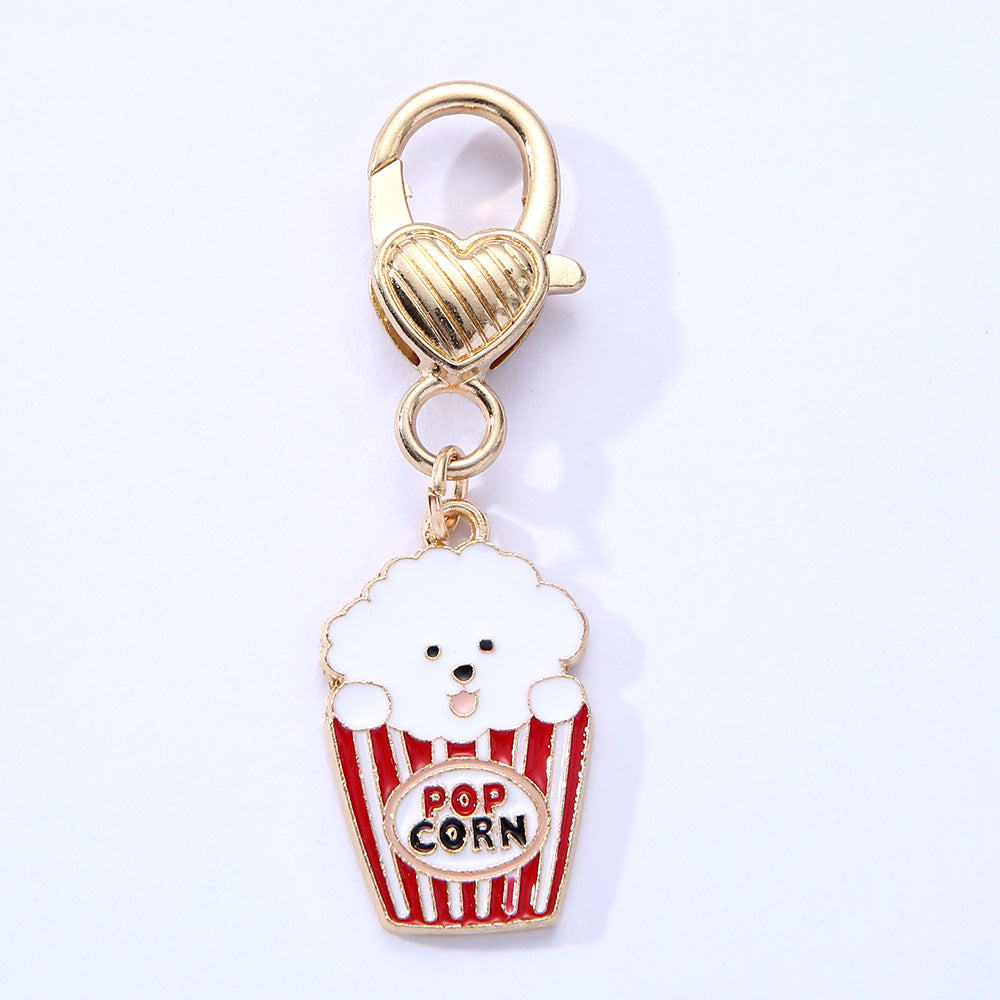 New Pet Dog Alloy Drip Pendant