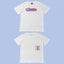 ADWYSD White Pink Oval Logo Tee