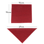 Plaid Saliva Towel