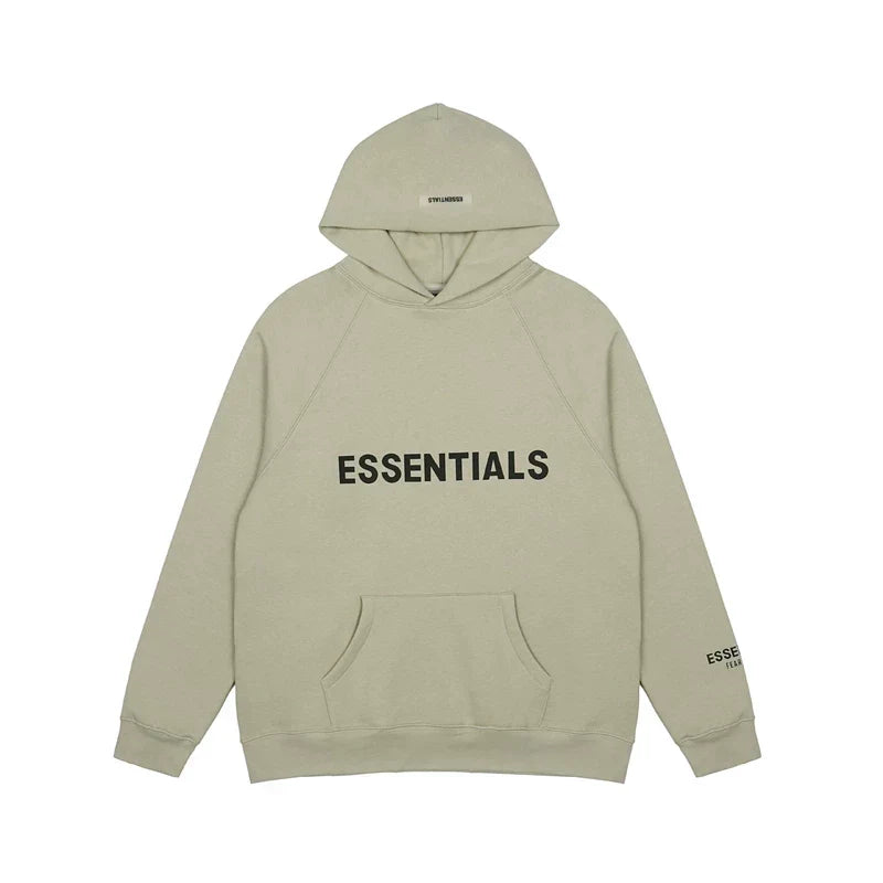 FOG double line heavyweight high street trendy brand hooded sweatshirt with plush loose sweatshirt jacket suitable for men and women, youthful and popular style (18)