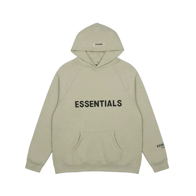 FOG double line heavyweight high street trendy brand hooded sweatshirt with plush loose sweatshirt jacket suitable for men and women, youthful and popular style (18) Hover Image