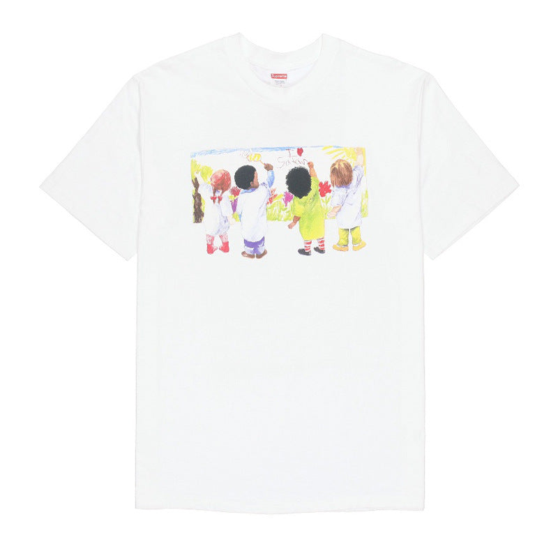 Supreme Kids Painting Tee – White