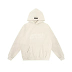 Fog autumn/winter hoodie, sweatpants, long pants with fleece hoodie, versatile letter essentials, loose and trendy ins top (46)