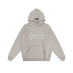 Fog autumn/winter hoodie, sweatpants, long pants with fleece hoodie, versatile letter essentials, loose and trendy ins top (51)