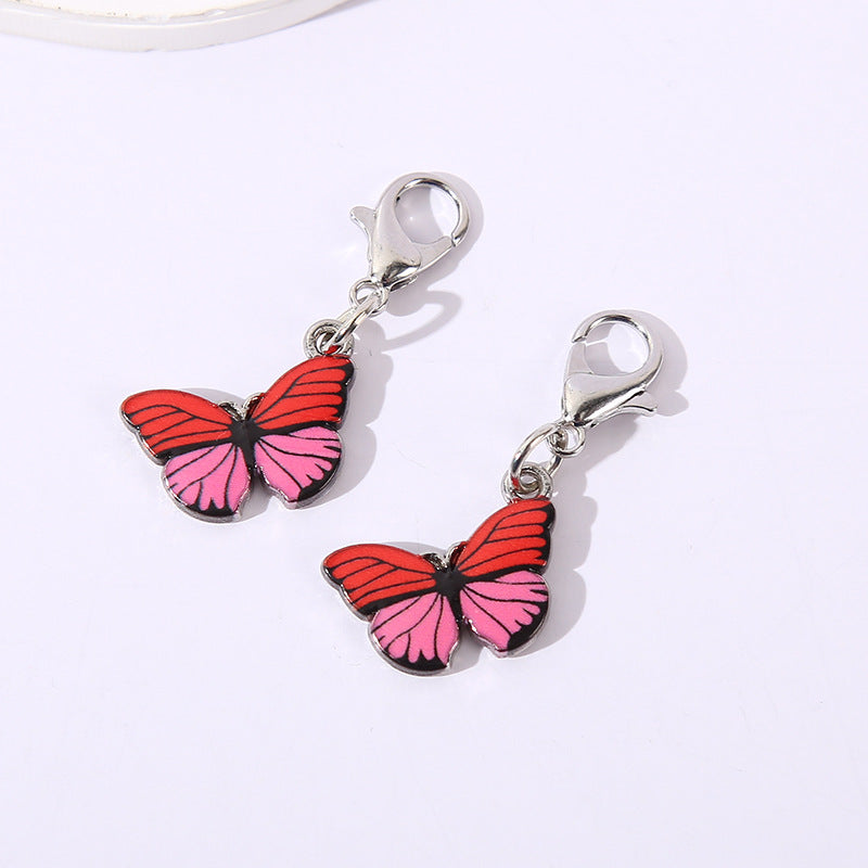Fashion Colorful Butterfly Lobster Clasp