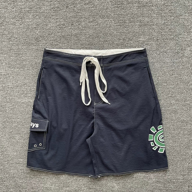 ADWYSD Sunburst Cargo Shorts - Dark Grey Hover Image