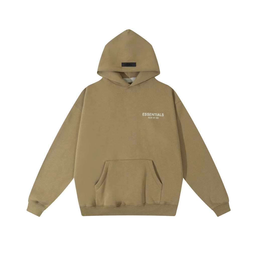 Fog autumn/winter hoodie, sweatpants, long pants with fleece hoodie, versatile letter essentials, loose and trendy ins top (43)