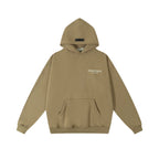 Fog autumn/winter hoodie, sweatpants, long pants with fleece hoodie, versatile letter essentials, loose and trendy ins top (43)