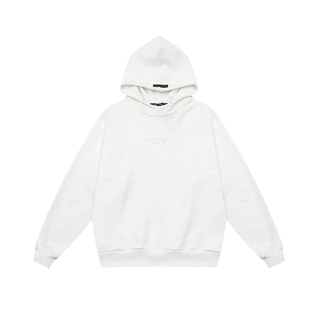 Fear of God Essentials Silicone Logo Hoodie & Sweatpants Set Cream Main Image