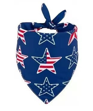 New European And American Pet Triangle Scarf