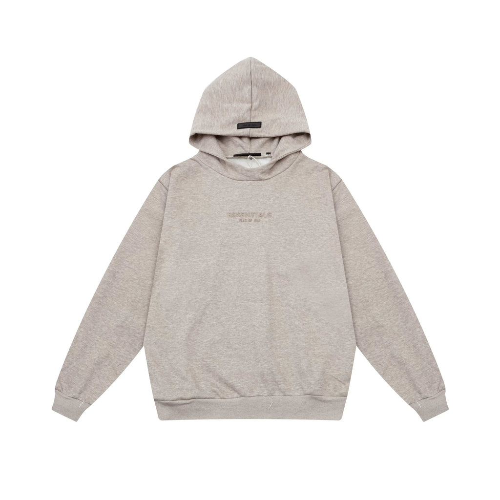 Fog autumn/winter hoodie, sweatpants, long pants with fleece hoodie, versatile letter essentials, loose and trendy ins top (52)