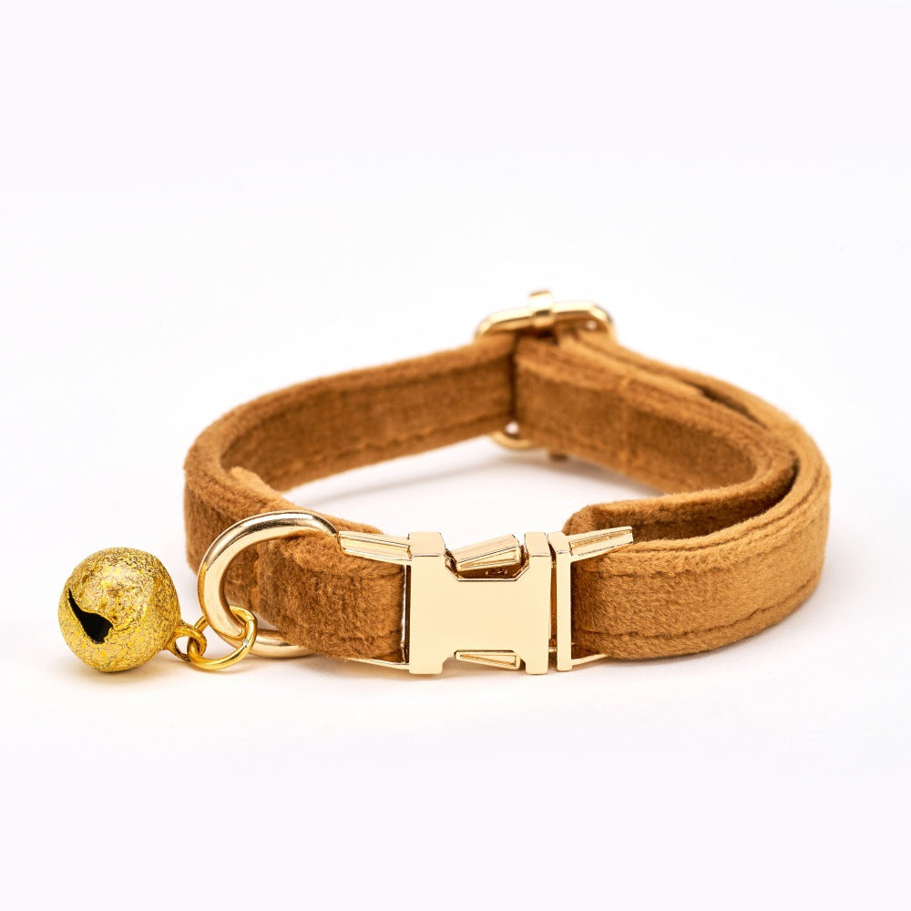 Plush Pet Cat Bell Collar